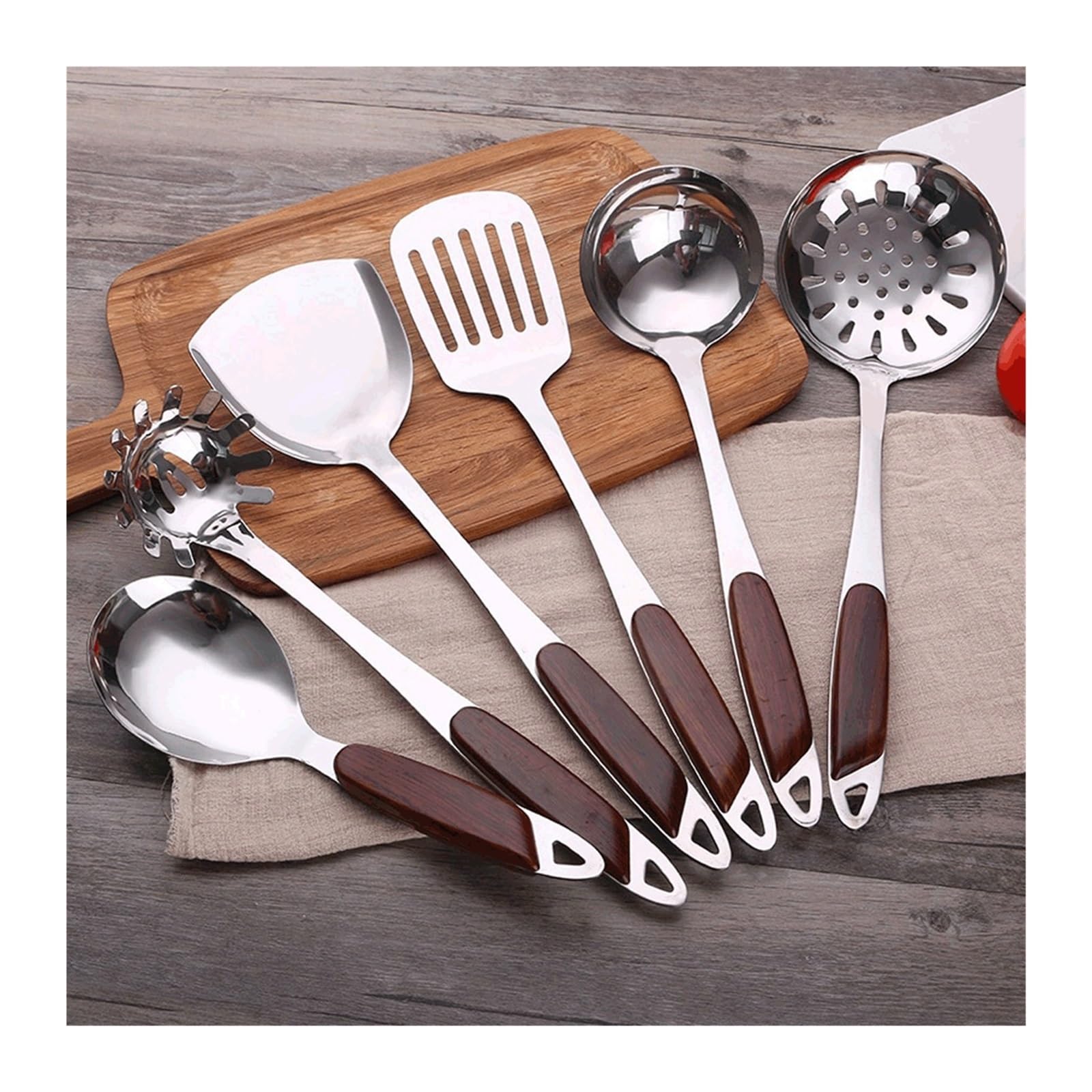 MYUYEE Kitchen Utensils Wok Spatula Tool Set Spatula For Steel Cooking Equpment Kitchen Accessories Essentials