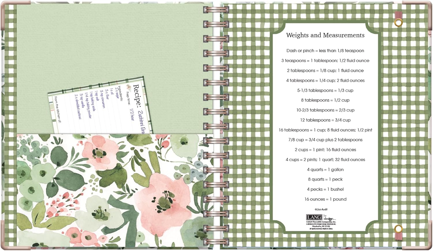 Lang, Inner Garden Recipe Journal