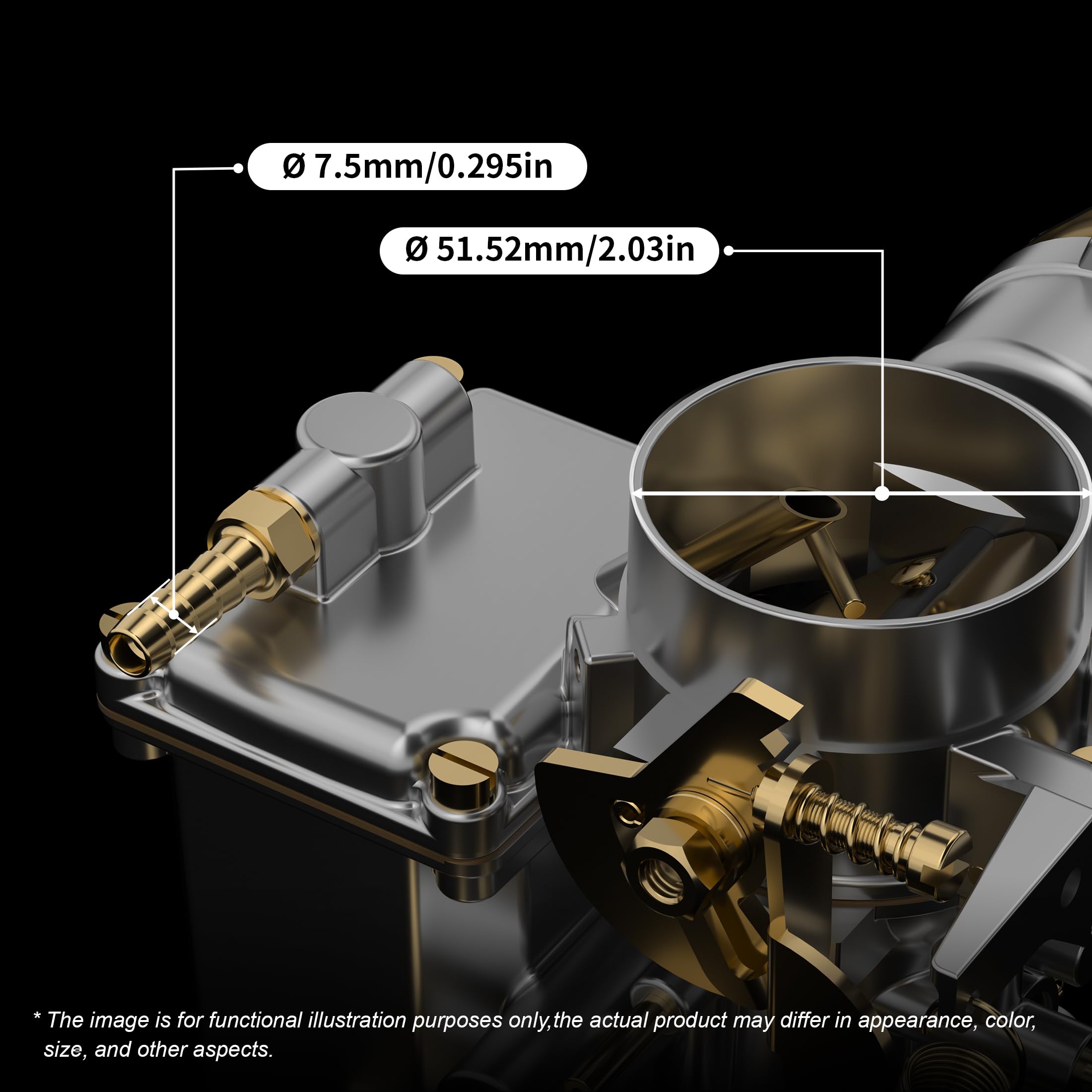 Amazon.com: 34 Pict-3 Carburetor with Air Cleaner Filter