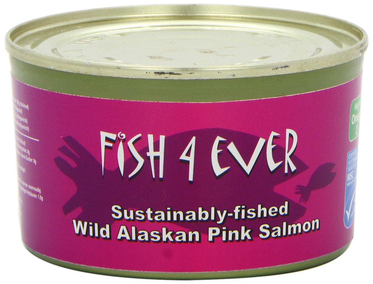 Fish 4 Ever Wild Alaskan Pink Salmon 213 g (Pack of 6)