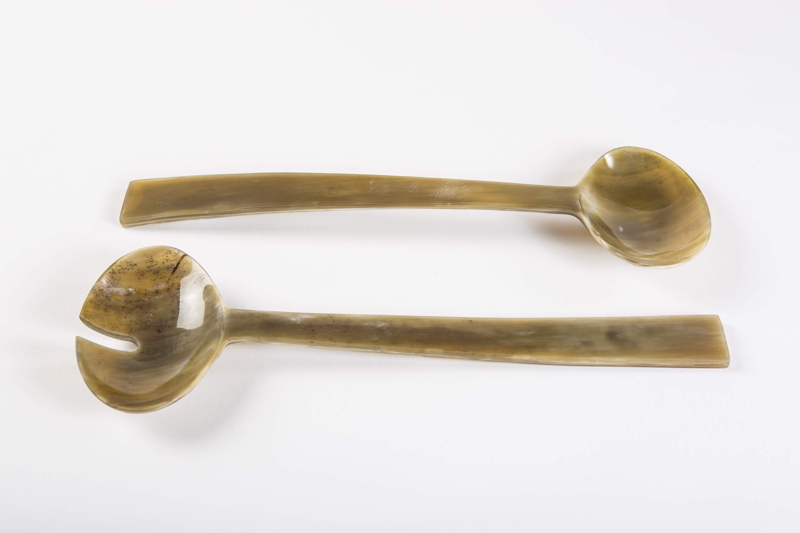 Salatbesteck Horn Maris | Holz-Leute