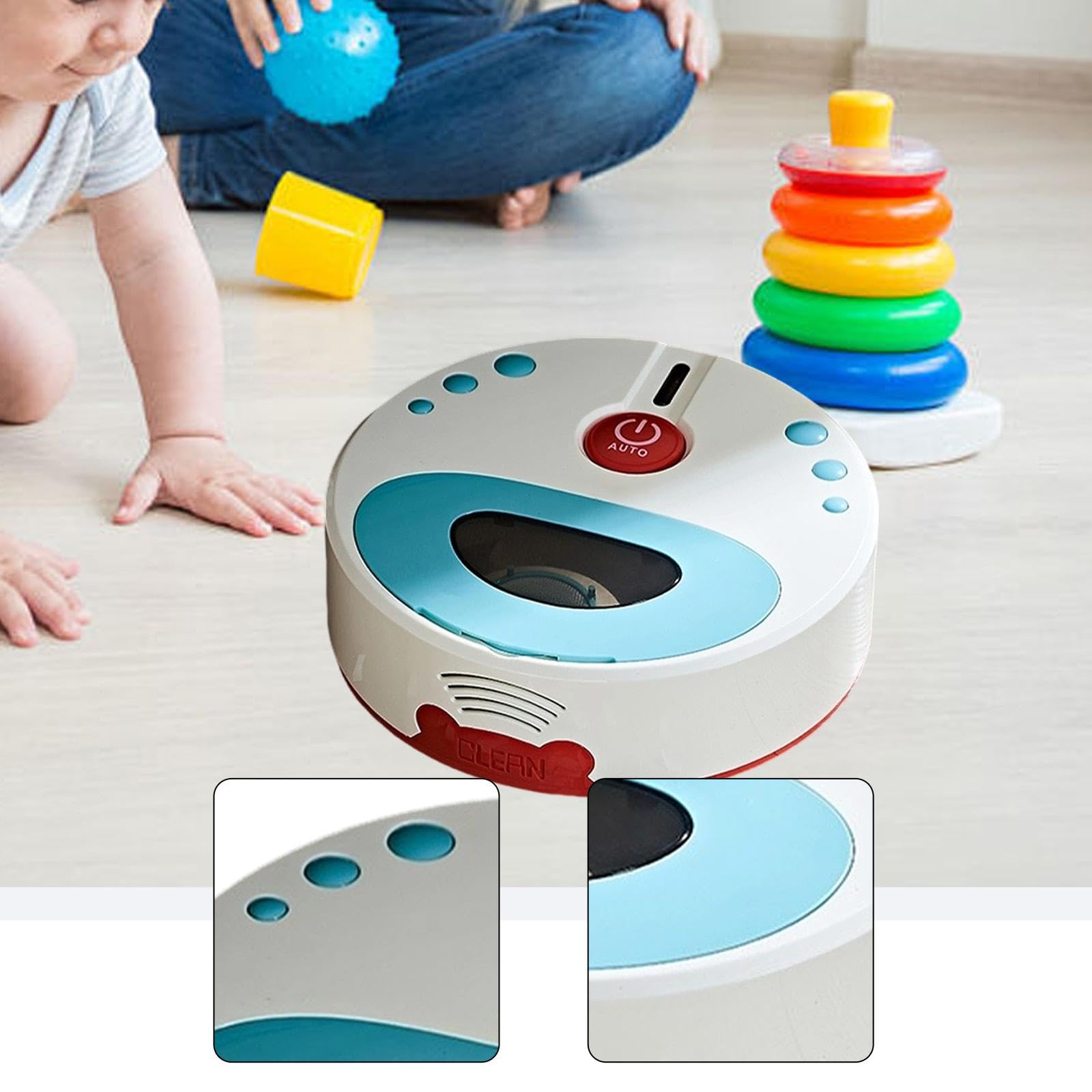 Harilla Robot aspirateur Jouet pour Enfants, Jeu de rôle de ménage, Cadeau d'anniversaire pour la Maternelle