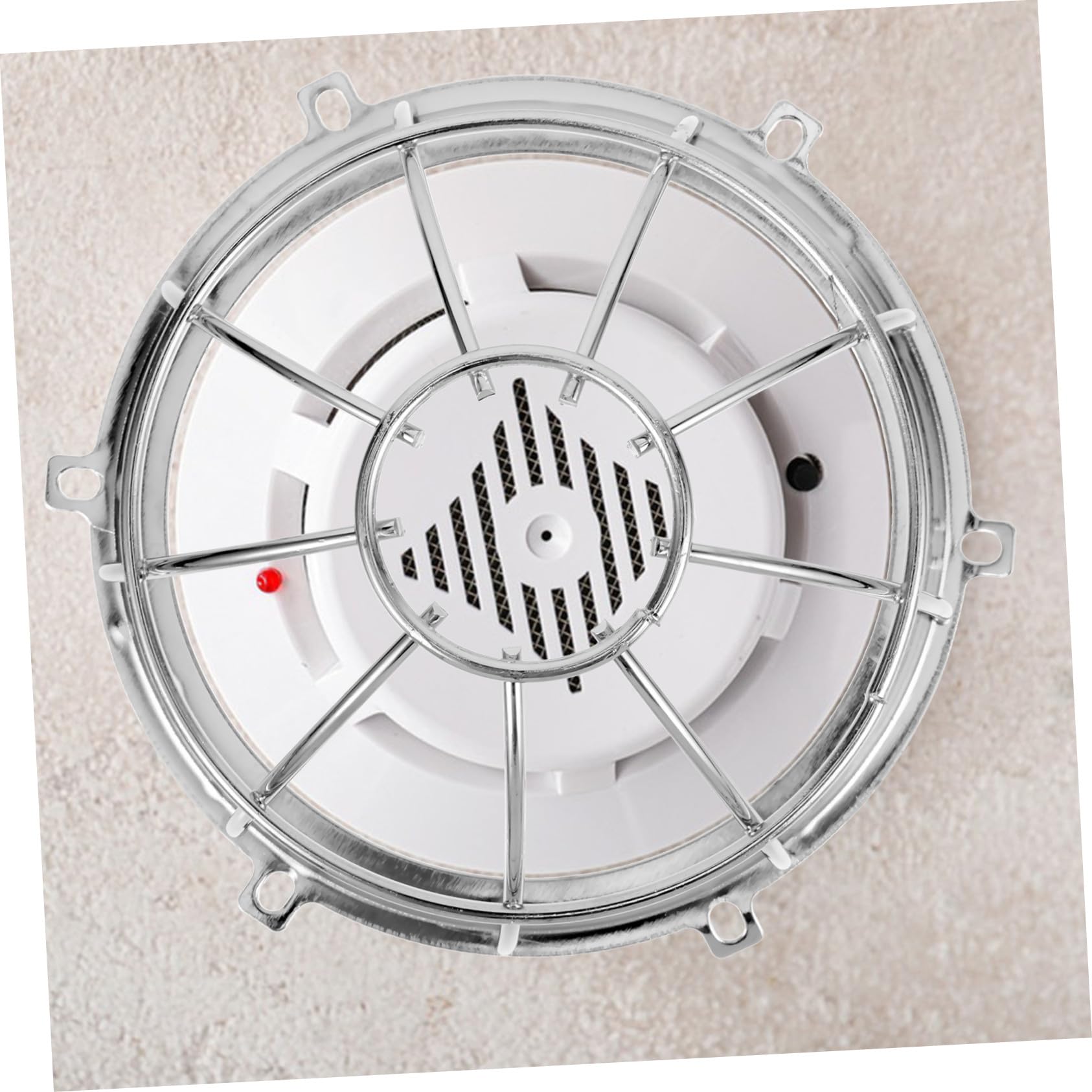 4 Piezas Protector para Detector de Incendios con Jaula Resistente Compatible con Sensores de Humo Interconectados Instalación Sencilla para Hogar y Oficina Protectora para Alarma