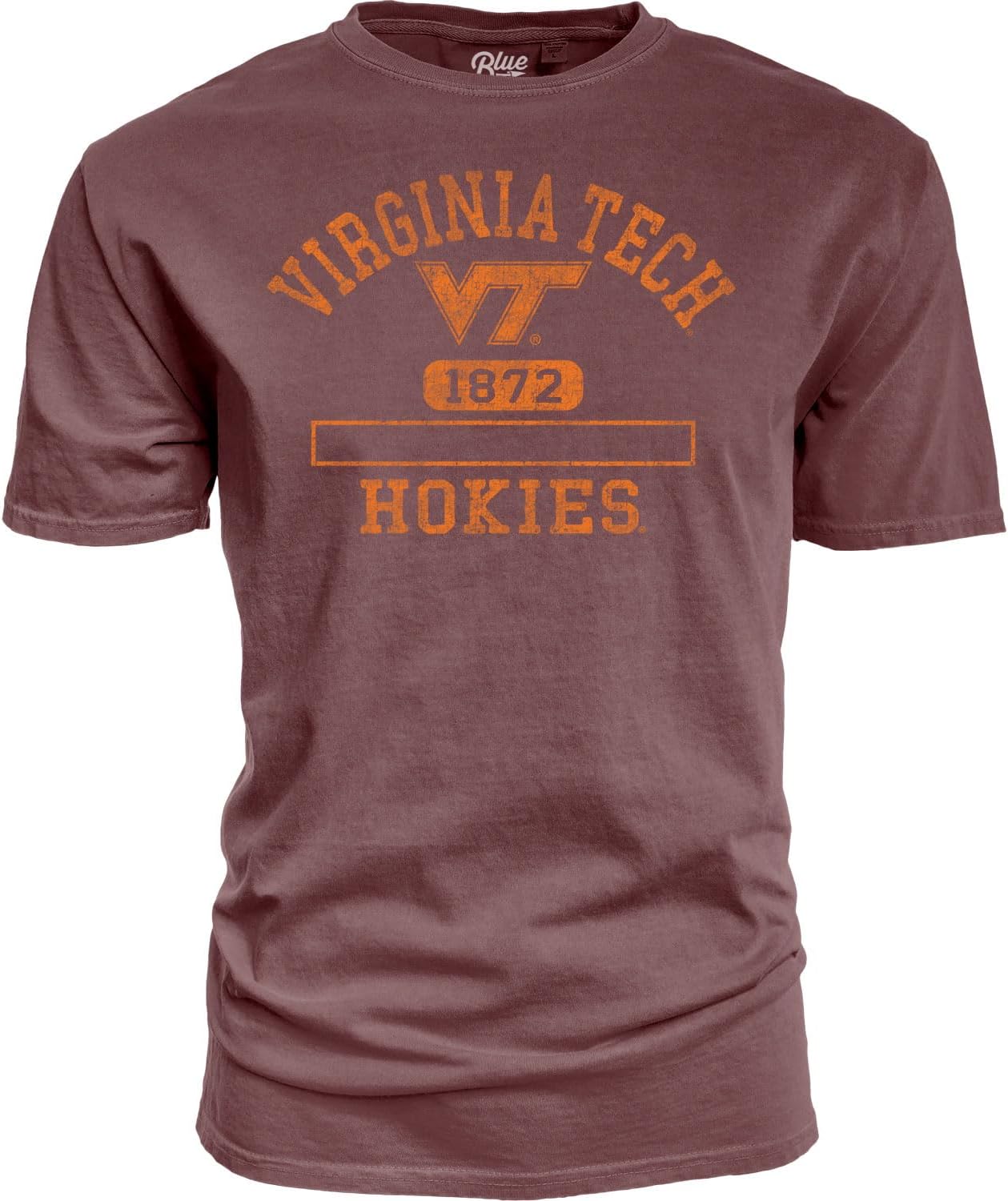 Blue 84 NCAA Unisex-Adult NCAA Officially Licensed T-Shirt Team Color Dyed Ringspun