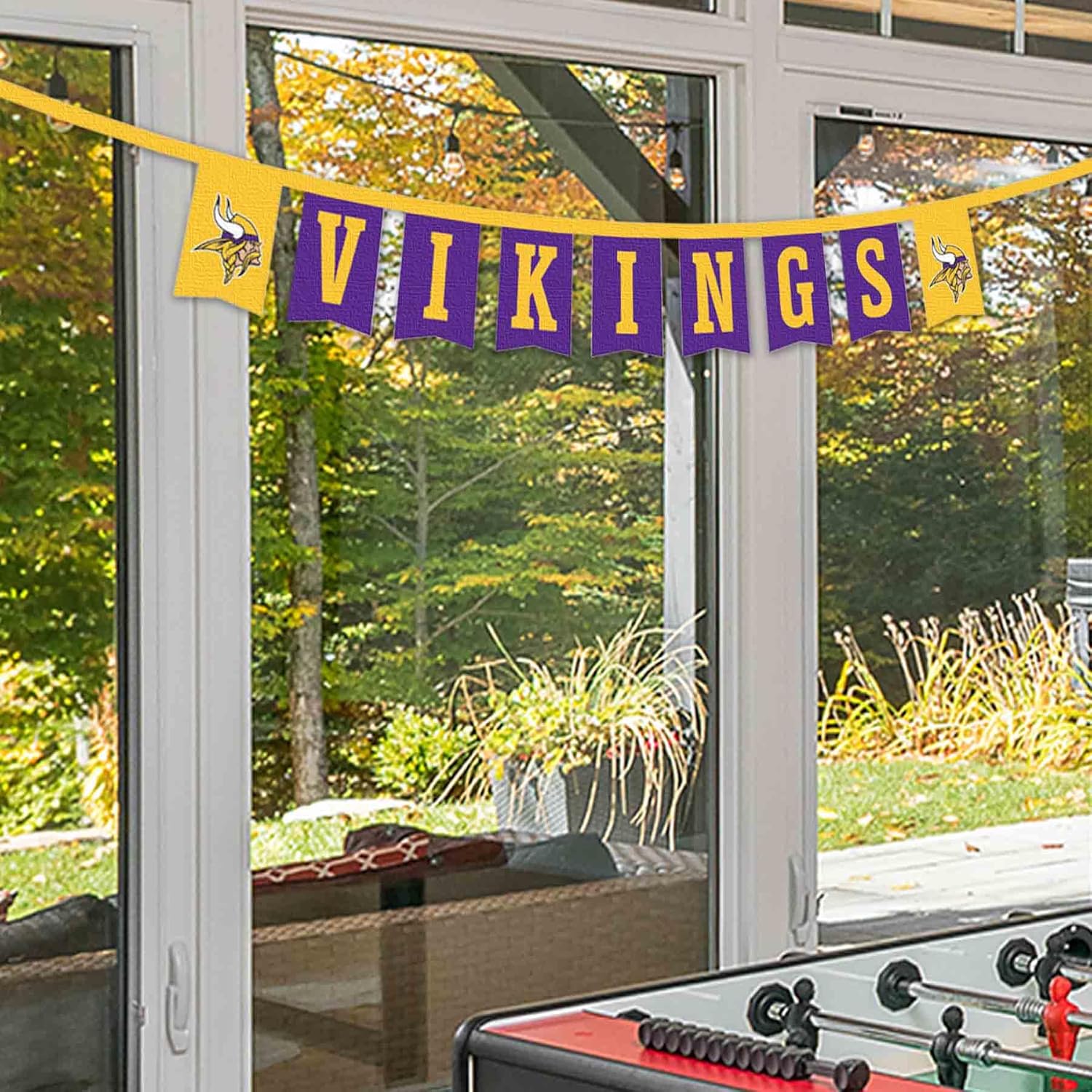 WinCraft Minnesota Vikings Banner String Pennant Flags - Image 3