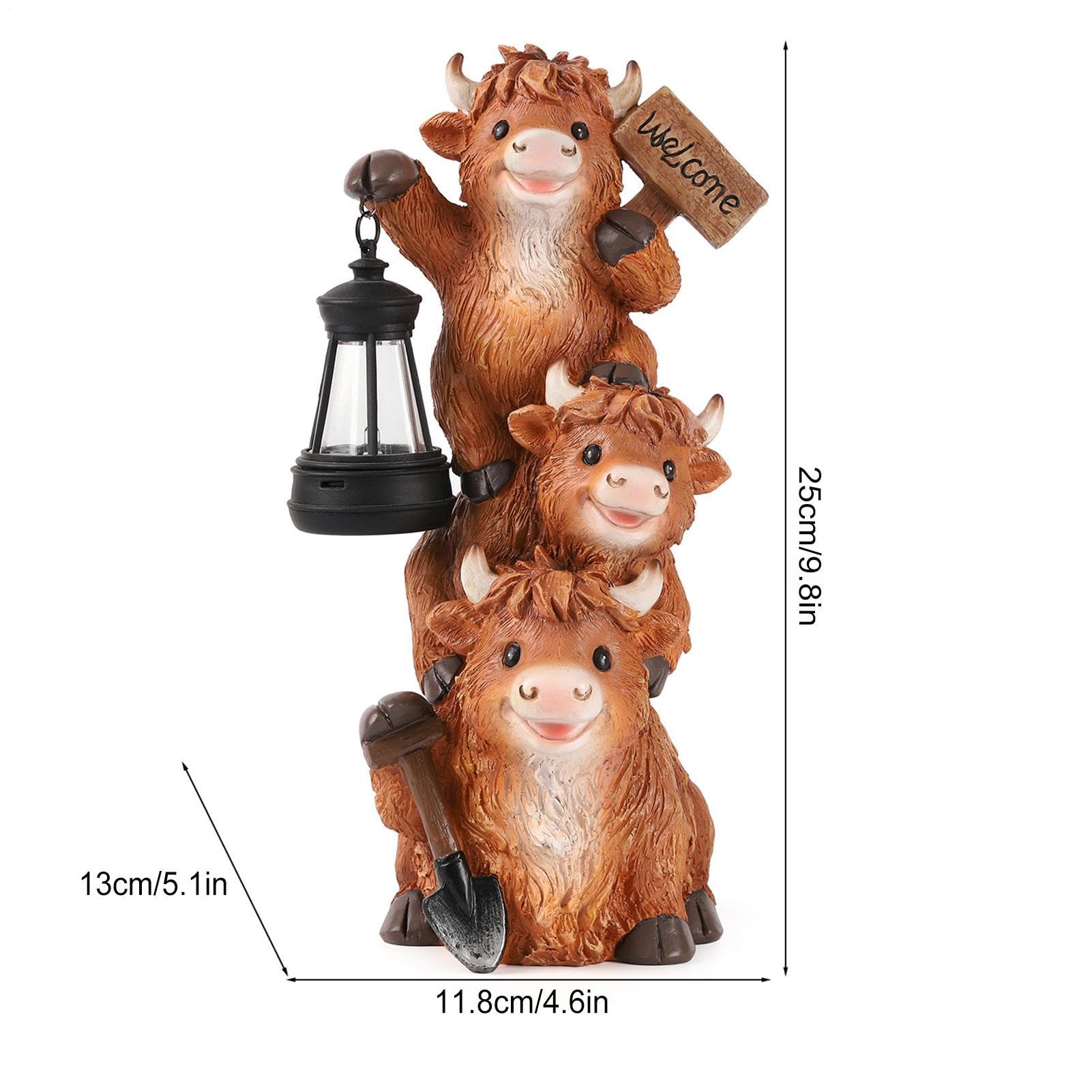 Statua Del Giardino Solare Figura Lampada In Resina Caldo Con