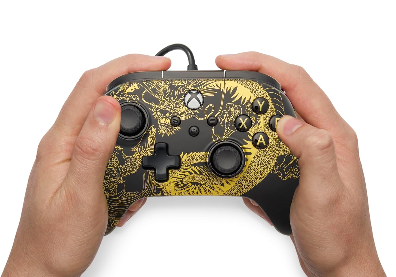 PowerA Advantage Wired Controller für Xbox Series X|S und Windows 10/11 - Dragon & Phoenix, Gamepad, Schnurgebundener Videogamecontroller, Gaming Controller, USB-C - Image 2