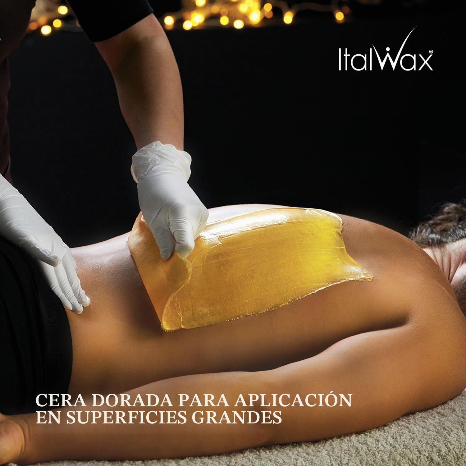 Italwax Luxury Full Body - 1 kg - Cera elástica en perlas para depilaciòn sin bandas - Fórmula sintética ideal para pieles sensibles - Adecuada para la depilación de todas las partes del cuerpo