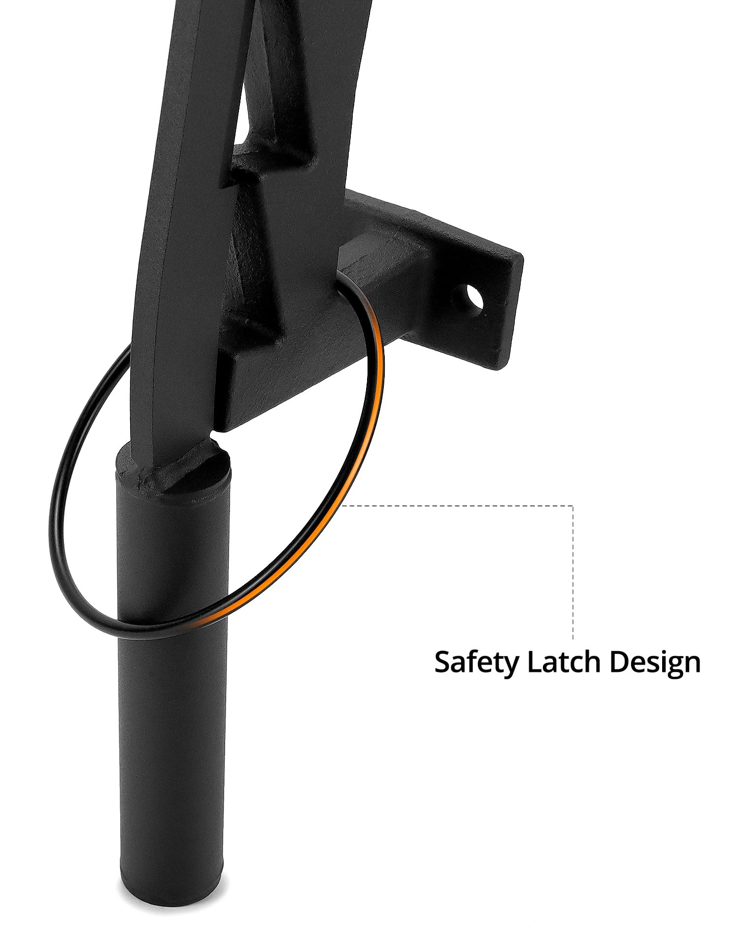 QWORK® Partidor de troncos manual, partidor de troncos montado en la pared de acero al carbono, adecuado para exteriores, hogar, camping