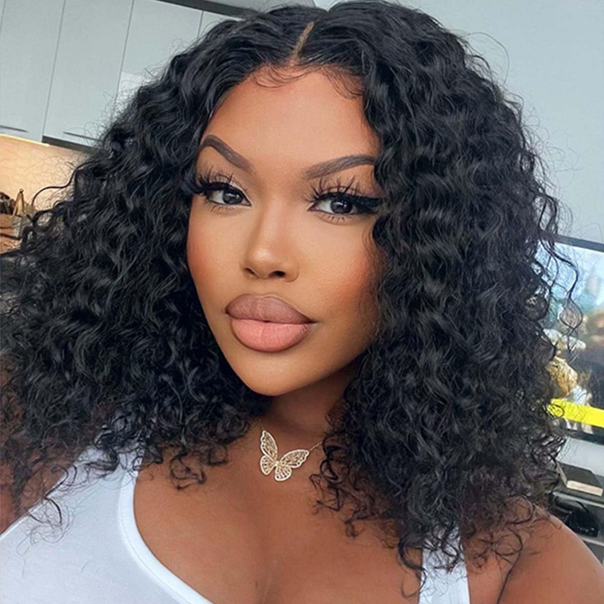 14 Inch Bob Wig Human Hair 13x4 Body Wave Lace Front Wigs 180 Density Glueless Amazon.com : Jolanly 14 Inch Short Bob Wig Human Hair Wigs  main image 4