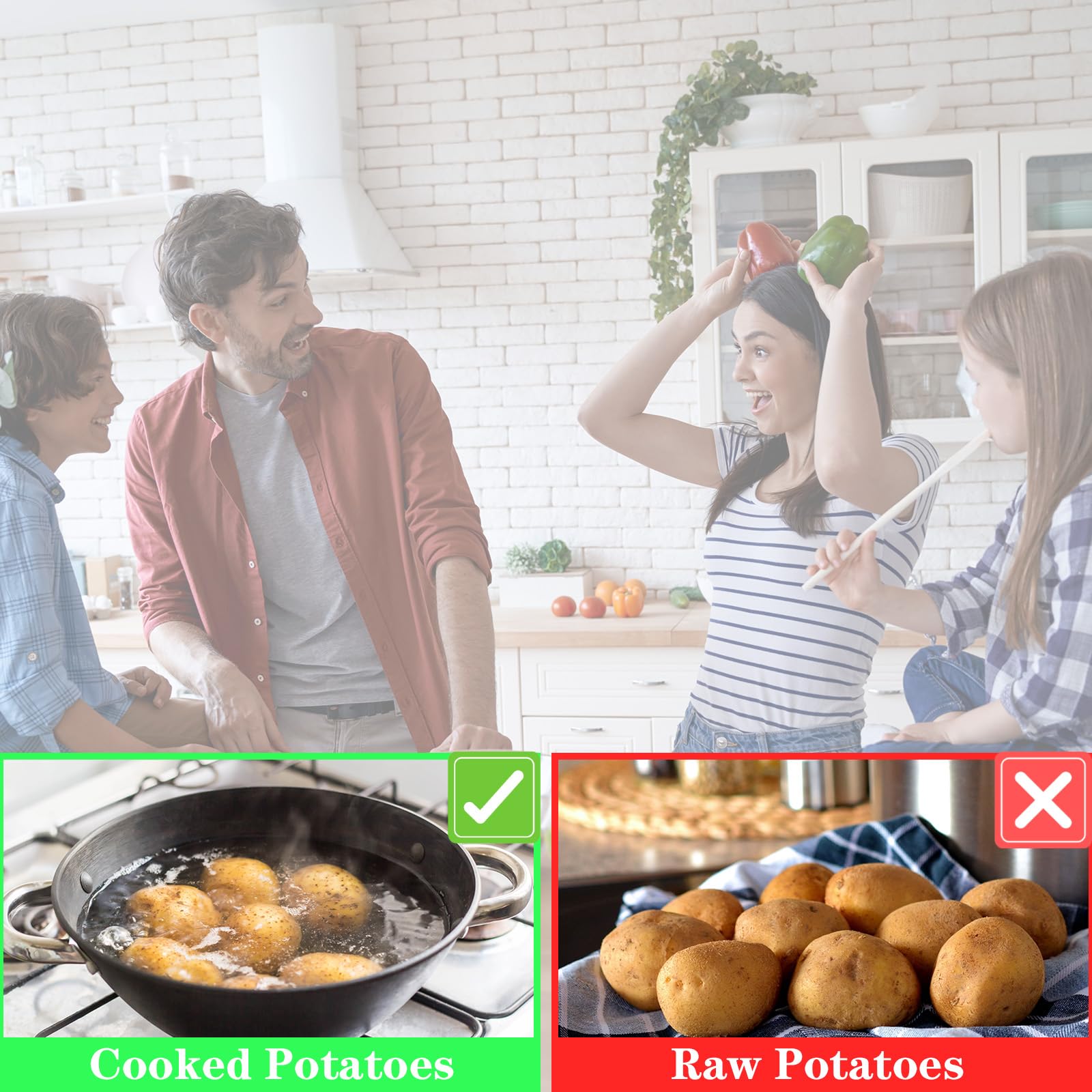 Presse-Purée Professionnel à Levier En Acier Inoxydable - Écrase Pommes De Terre, Fruits Et Légumes Avec Efficacité