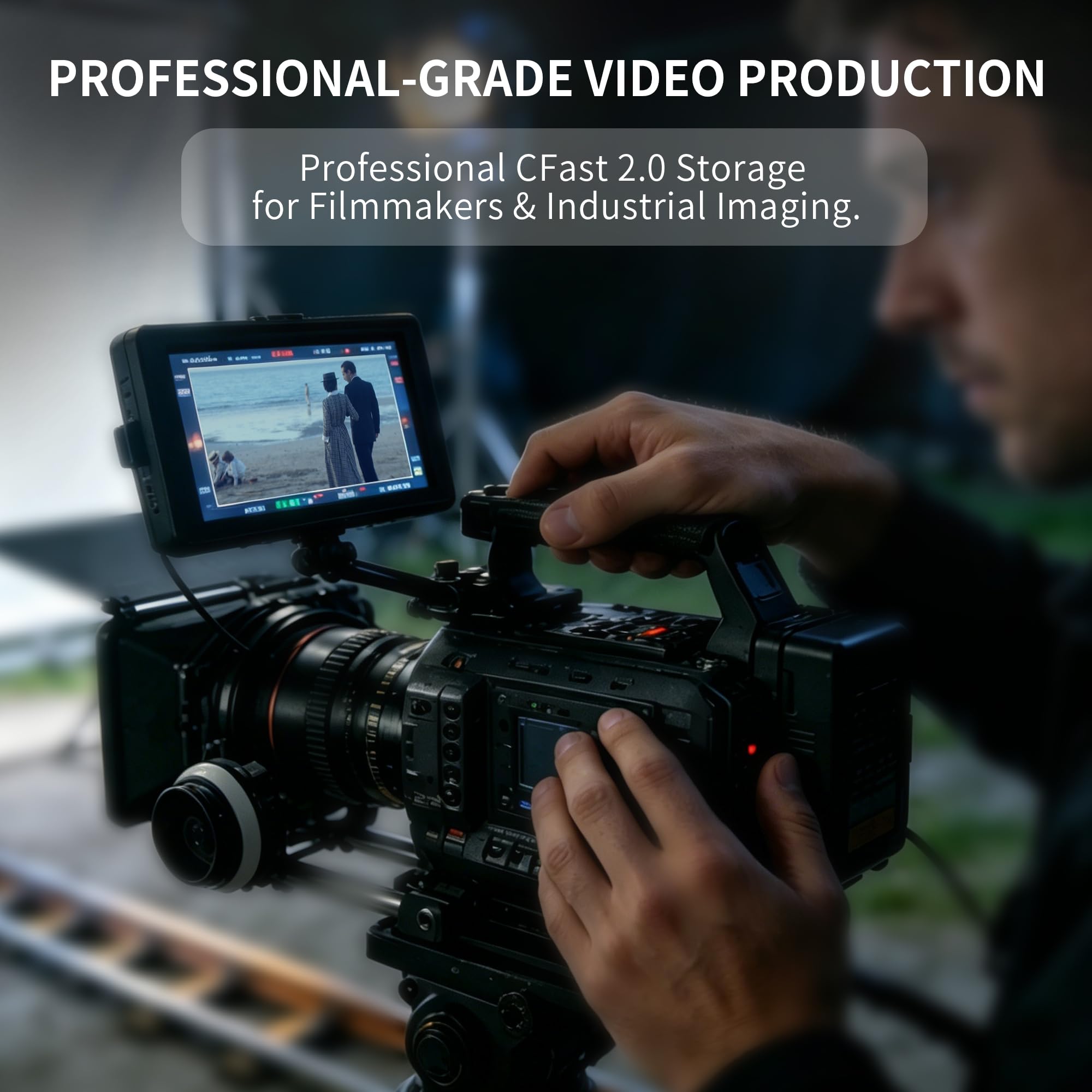 Dogfish Scheda di Memoria CFast 2.0 da 64GB per Cinema 4K RAW, Velocità di lettura fino a 525 MB/s per Videomaker Professionali, Compatibile con Fotocamere Digitali e Videocamere Fotografiche