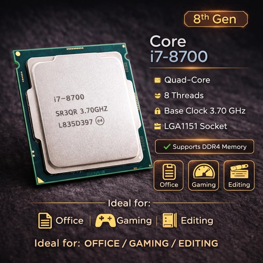 Amazon.in: Buy Core i7 8700/8086 8th Generation, 2.4/3.2/3.7/4.0