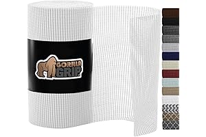 Gorilla Grip 12" x 20ft White Drawer Liner