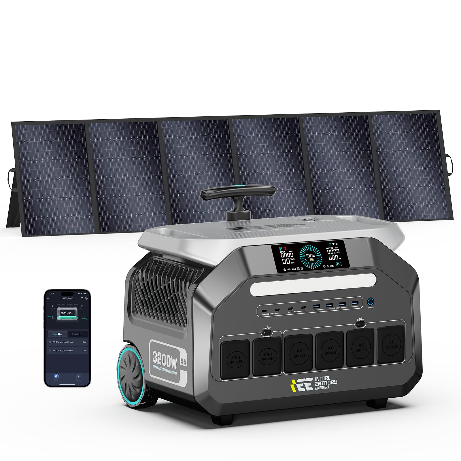 Amazon.co.jp: IEE ポータブル電源 P1800 大容量 1024Wh リン酸鉄 1