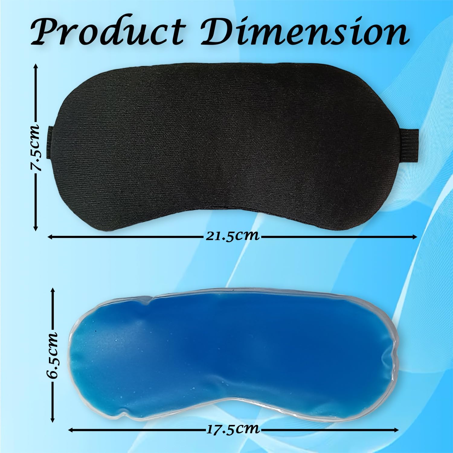 Aqua Ice Face & Eye Cooling Gel Pad and Aloe Vera Gel Mask Ice Pack for Face and Eye Patches Remove Dark Circles, Fatigue Cool Eyes Patch Pads Eye Care | Facial Skin Refresh Face Mask for Hot & Cold Therapy (Aloe Eye Cooling Pad, Pack of 1) — Amazon image 9