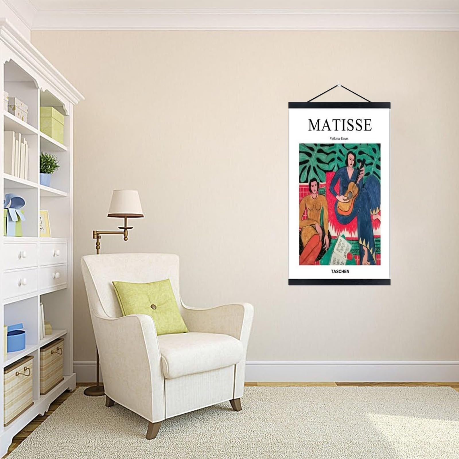 4 Stecche Per Poster In Legno 21cm - Guide Magnetiche Con Cordino, Per Foto E Opere D'Arte - Foto 10