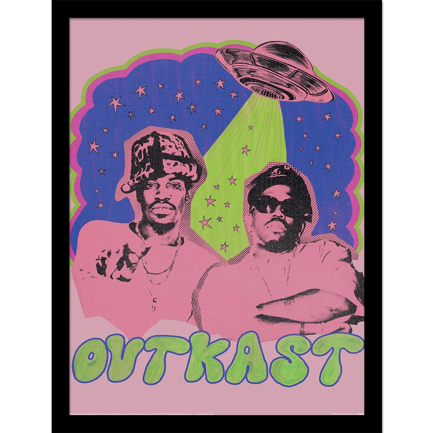 Pyramid International Outkast (Alien) 30cm x 40cm Framed Collector Print One Size