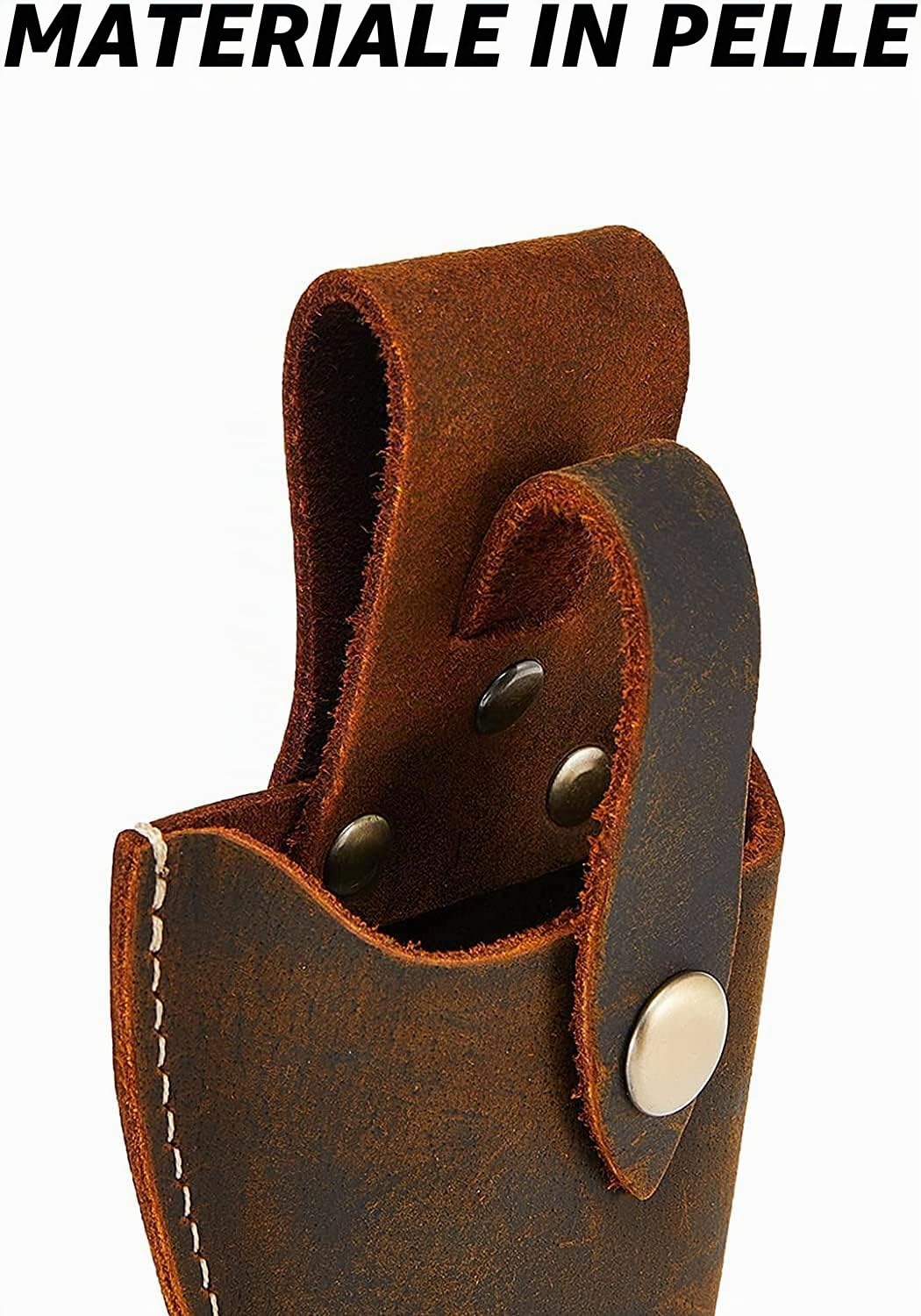 Custodia in pelle per cesoie o pinze, forbici da giardino, custodia in pelle, supporto per cintura, borsa per pinze, forbici da giardino, forbici o coltelli da giardino