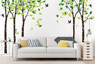 AmazingWall 180X264cm/70.9x103.9 Cartoon Large Tree Wall Sticker Living Room Bedroom Kids' Room Nursery Decor Home Decorations Removeable 1PCS/Set - coolthings.us