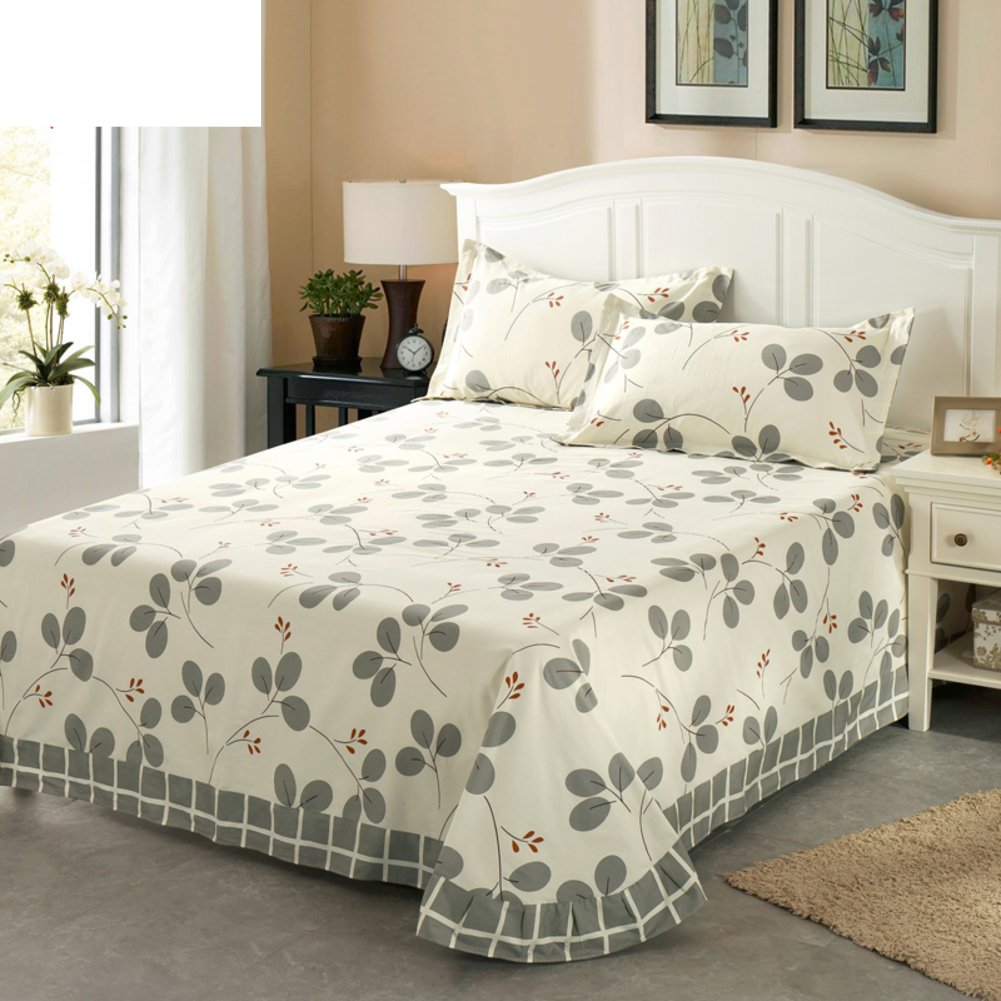 Drap plat coton grand lit 250x245cm : fini les draps trop courts