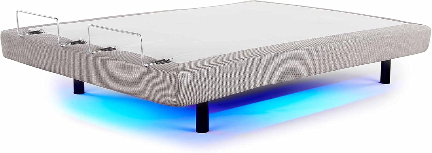 iTilt Incline Therapy Comfort Lounger, Adj Base, for Sleep Apnea & GERD, Split King