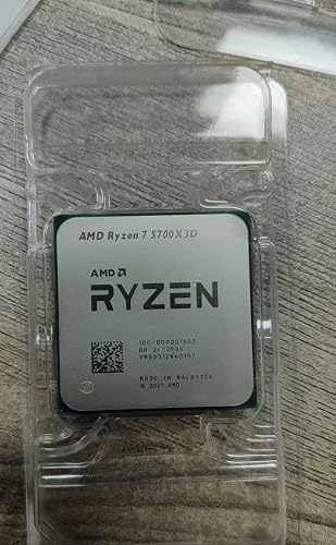 AMD Ryzen 7 5700X3D Desktop CPU - AM4 Zen 3 Processor with 96MB L3 Cache for Gaming AMD Ryzen 7 5700X3D Desktop CPU - AM4 Zen 3 Processor with 96MB L3 Cache for Gaming
