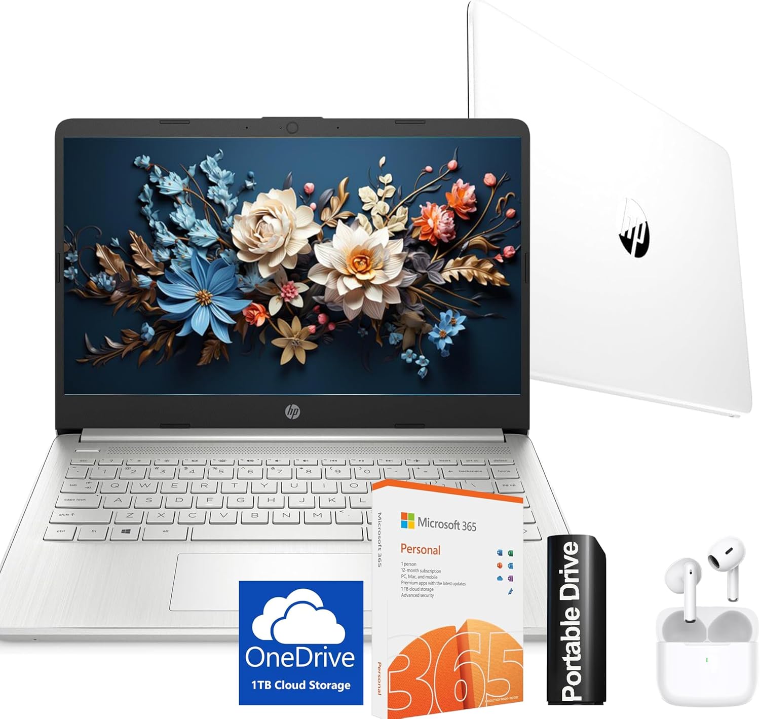 HP Ultralight 14 inch Laptop with Intel 4-Core Processor • with Microsoft 365 an…