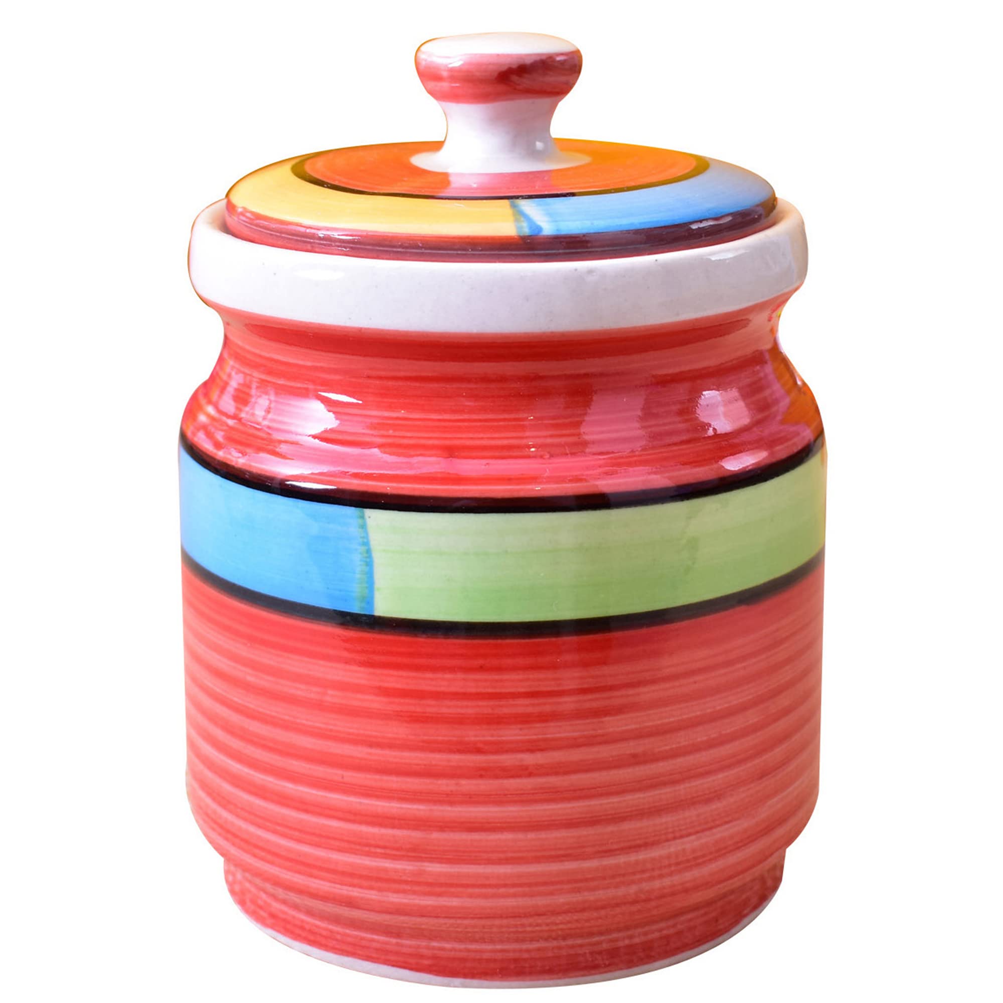 KunhaR Ceramic Jar, Food Storage Jar, Multipurpose Jar - 1000 ML