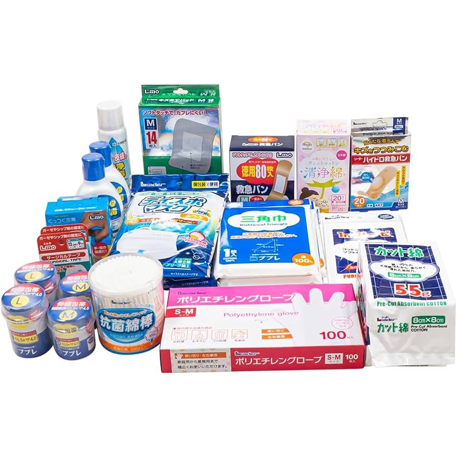 Amazon.co.jp: 日進医療器 リーダー 防災用救急入れ替えセット