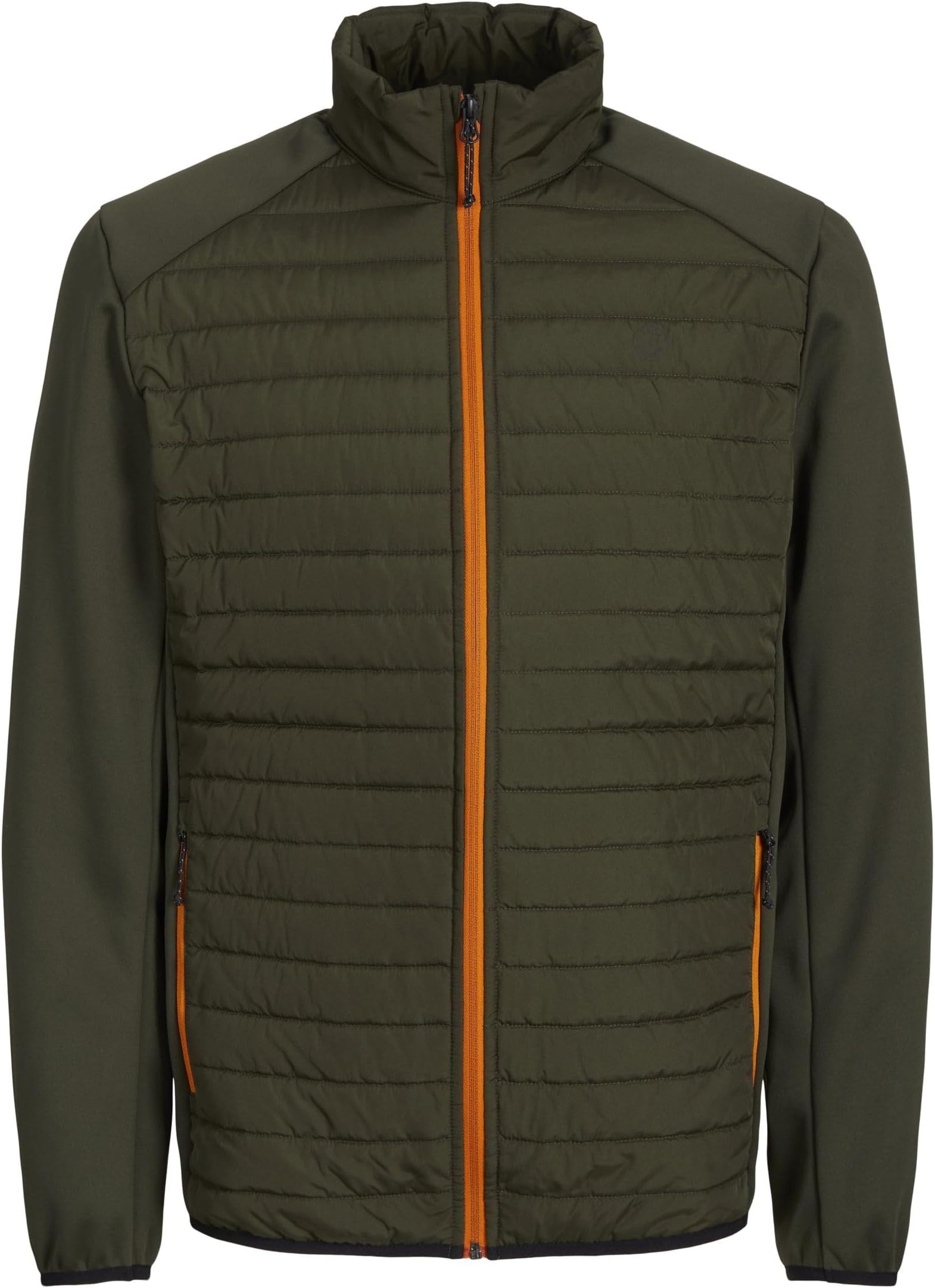 JACK & JONESmens MULTI QUILTED COLLAR Jacket