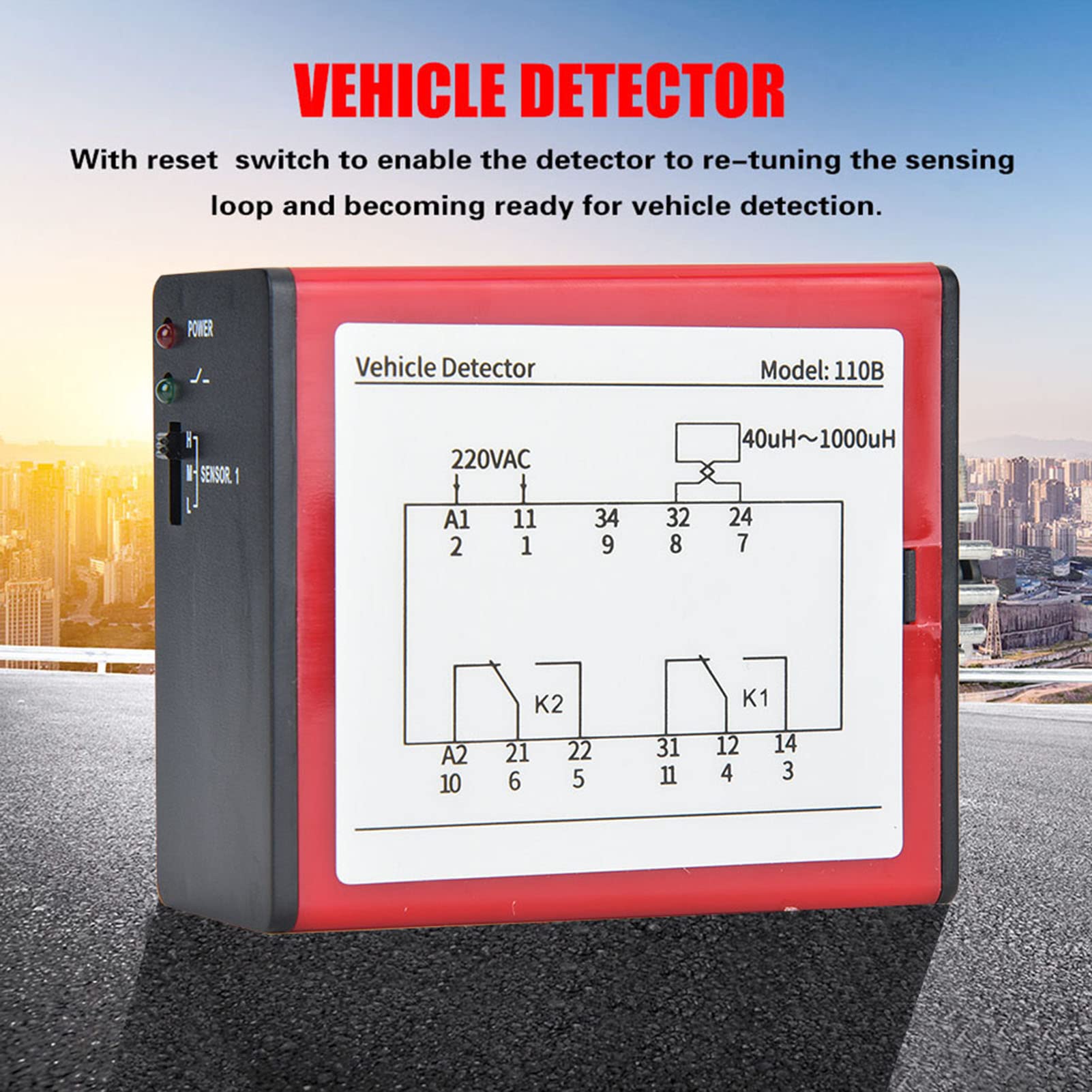 Candeon Vehicle Loop Detector, Single Channel Inductive Vehicle Loop Sensor - Image 2