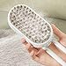 Generic Pet Grooming Steam Brush for Dogs and Cats, Rechargeable, Soft and Comfortable, Suitable for Long/Short Hair (Rose Gold)