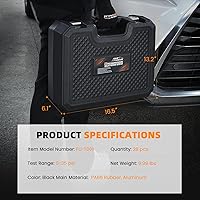 Vista 7 de FOUR UNCLES Probador de presión de radiador y refrigerante y kit de recarga al vacío - Probador de fugas y rellenador del sistema de refrigeración