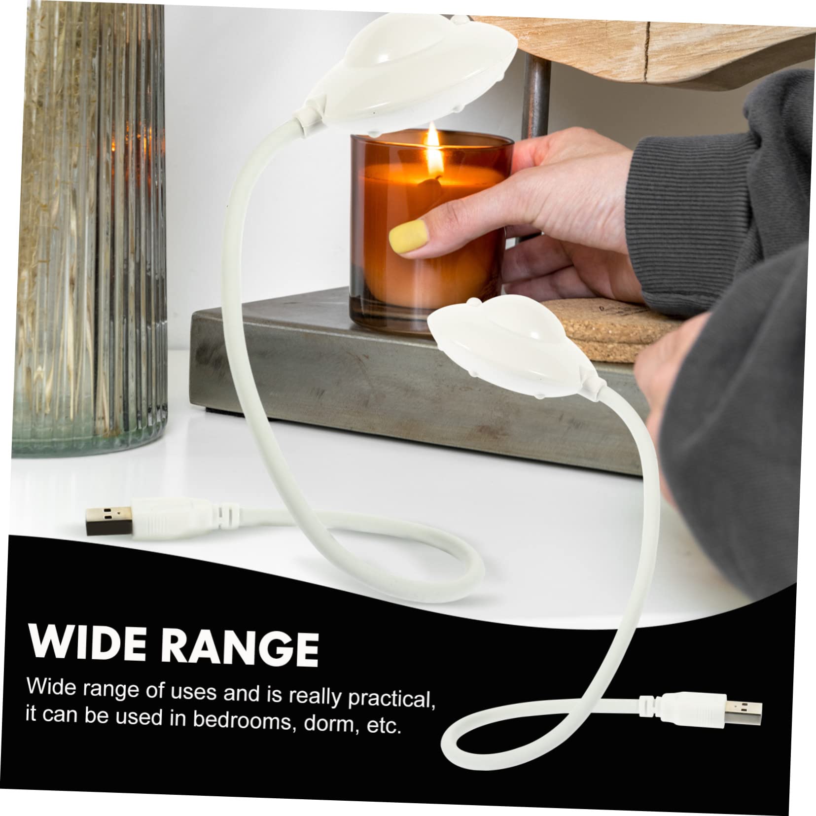 5 Pezzi Batteria Lampada a LED scrivania Le luci Tavolo Cordless di Ricarica USB per da Letto Ragazzi e Ragazze