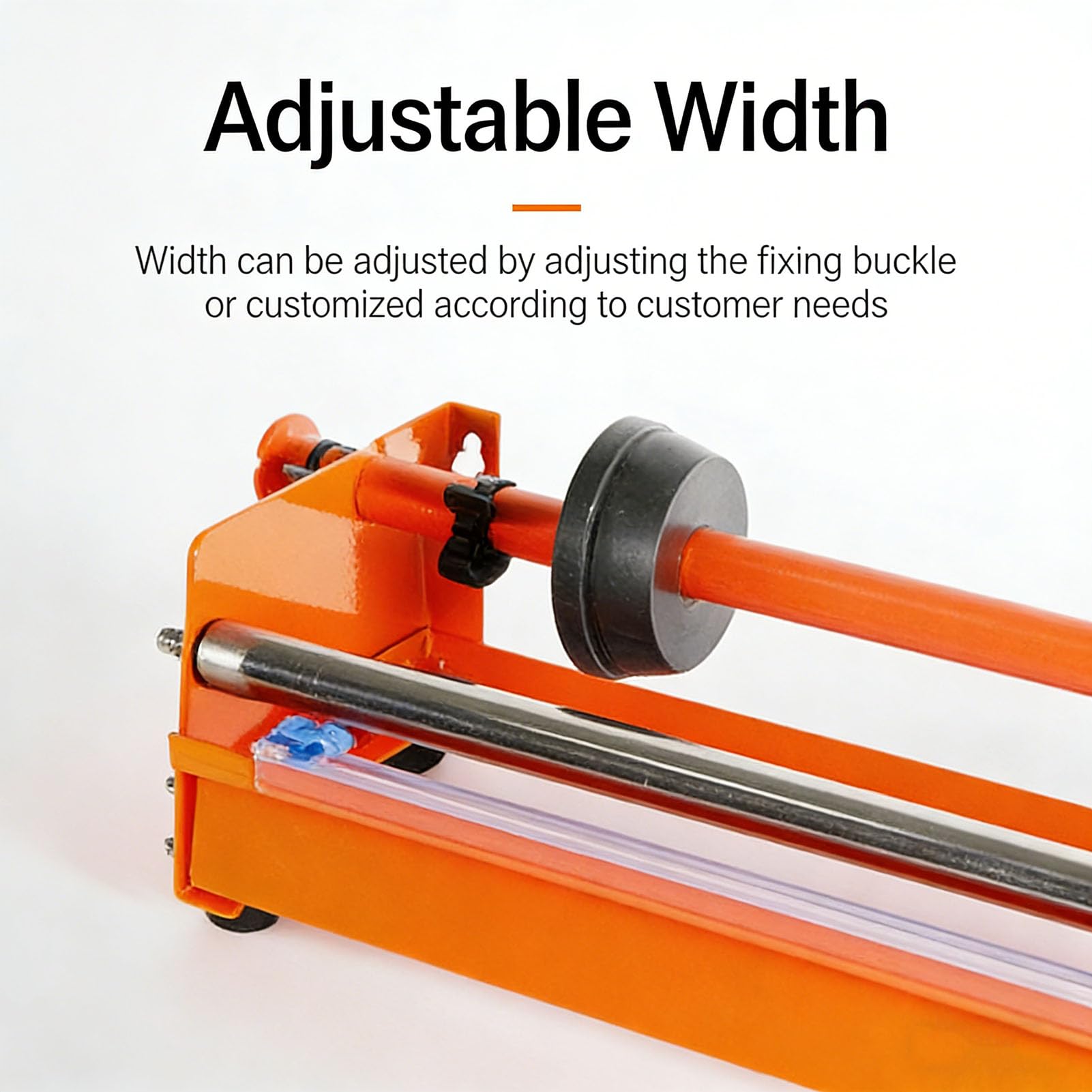 Manuelle Stretchfolie-Verpackungsmaschine mit Messer - Max. 500 mm Folienbreite, ideal für Lebensmittelverpackungen