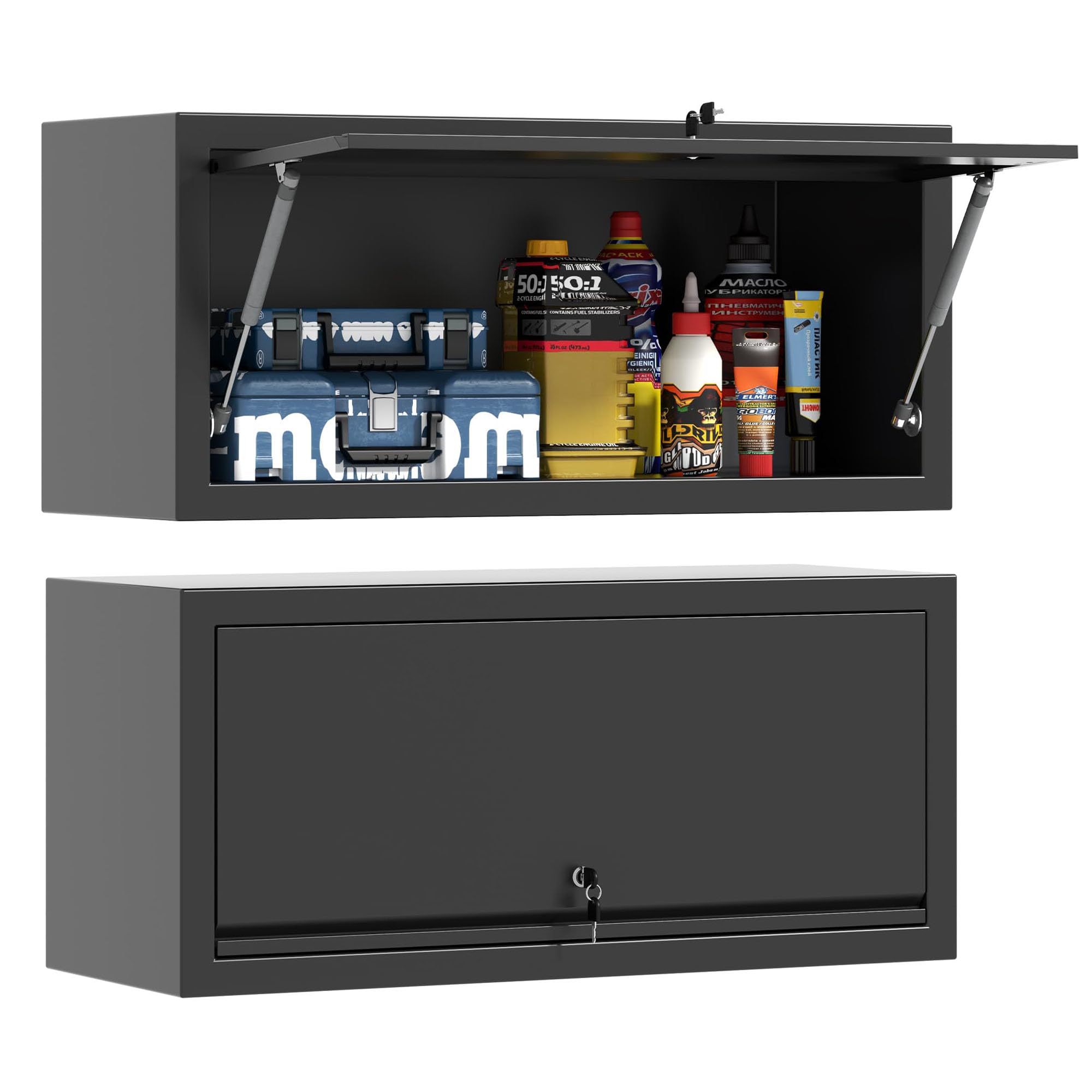 Amazon.co.jp: DARTIIA 金属製ウォールキャビネット アップ