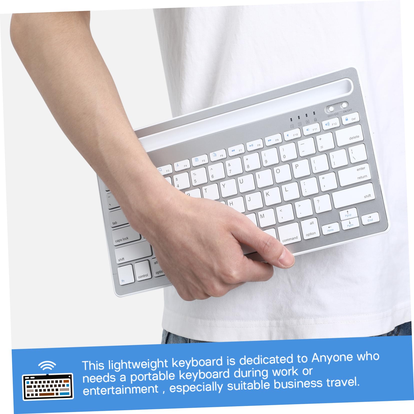 UKCOCO Connettività Della Tastiera Silenziosa Per Laptop E Dispositivi Mobili