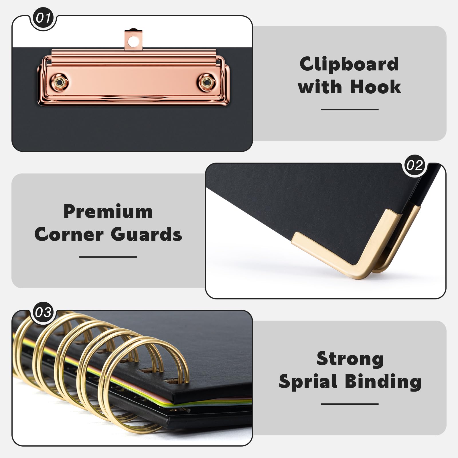 Porte-bloc Avec Bloc-notes Ligné Rechargeable Pour Dossiers A4, 5 Dossiers Avec Rangement Et 10 Poches, Joli Et Robuste Pour Femmes, Infirmières, Enseignantes, CV (fleur Violet