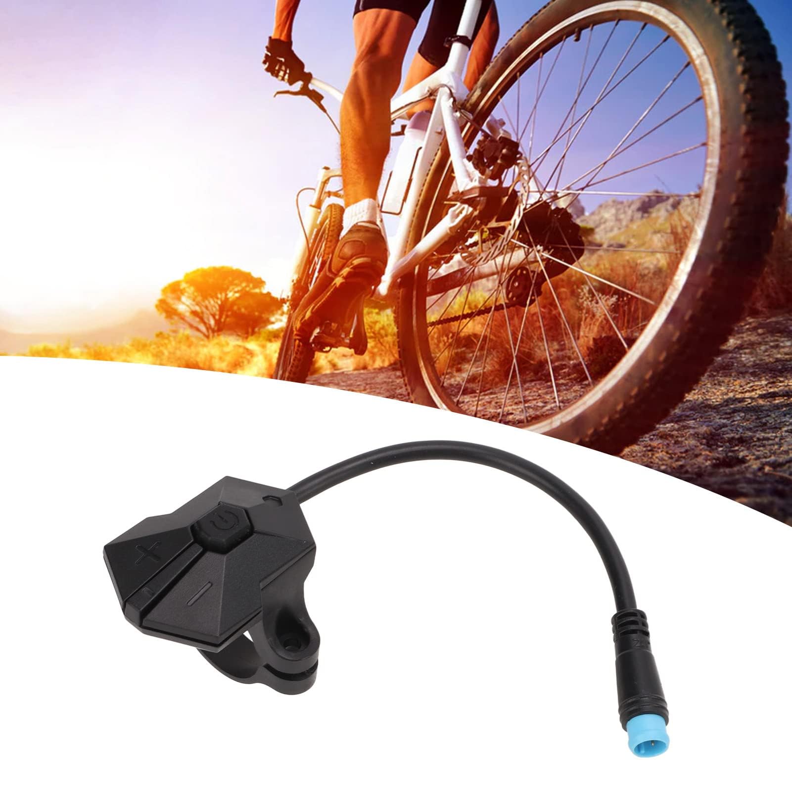 Dilwe Contrôleur de Commutateur de Vélo électrique, Contrôleur de Commutateur D'affichage P850C à 4 Broches Compatible avec Le Panneau D'affichage de Moteur à Central P850C