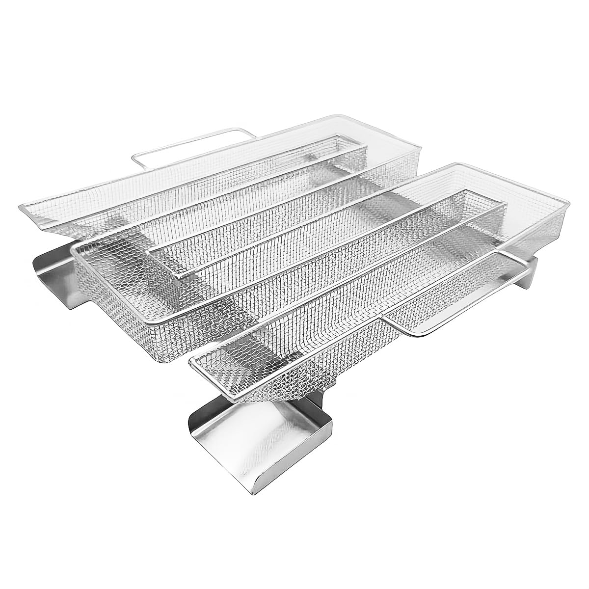 Generatore di Fumo Freddo a Forma di M con Maniglia Fino a 12 Ore, generatore di Fumo Freddo in Acciaio Inossidabile per Griglie, Barbecue, Forno per affumicatura Alimentare