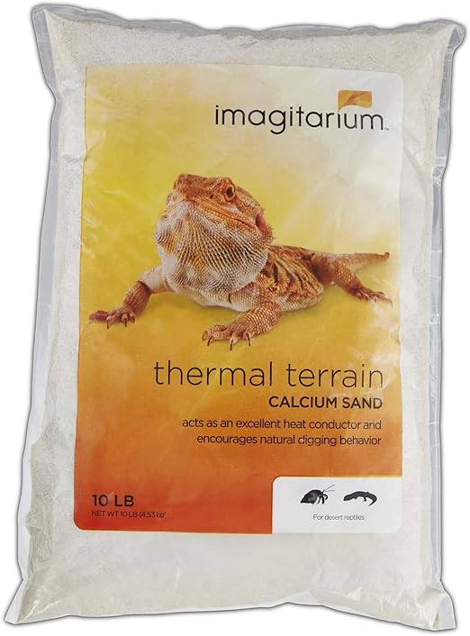 imagitarium White Calcium Reptile Sand 10lbs
