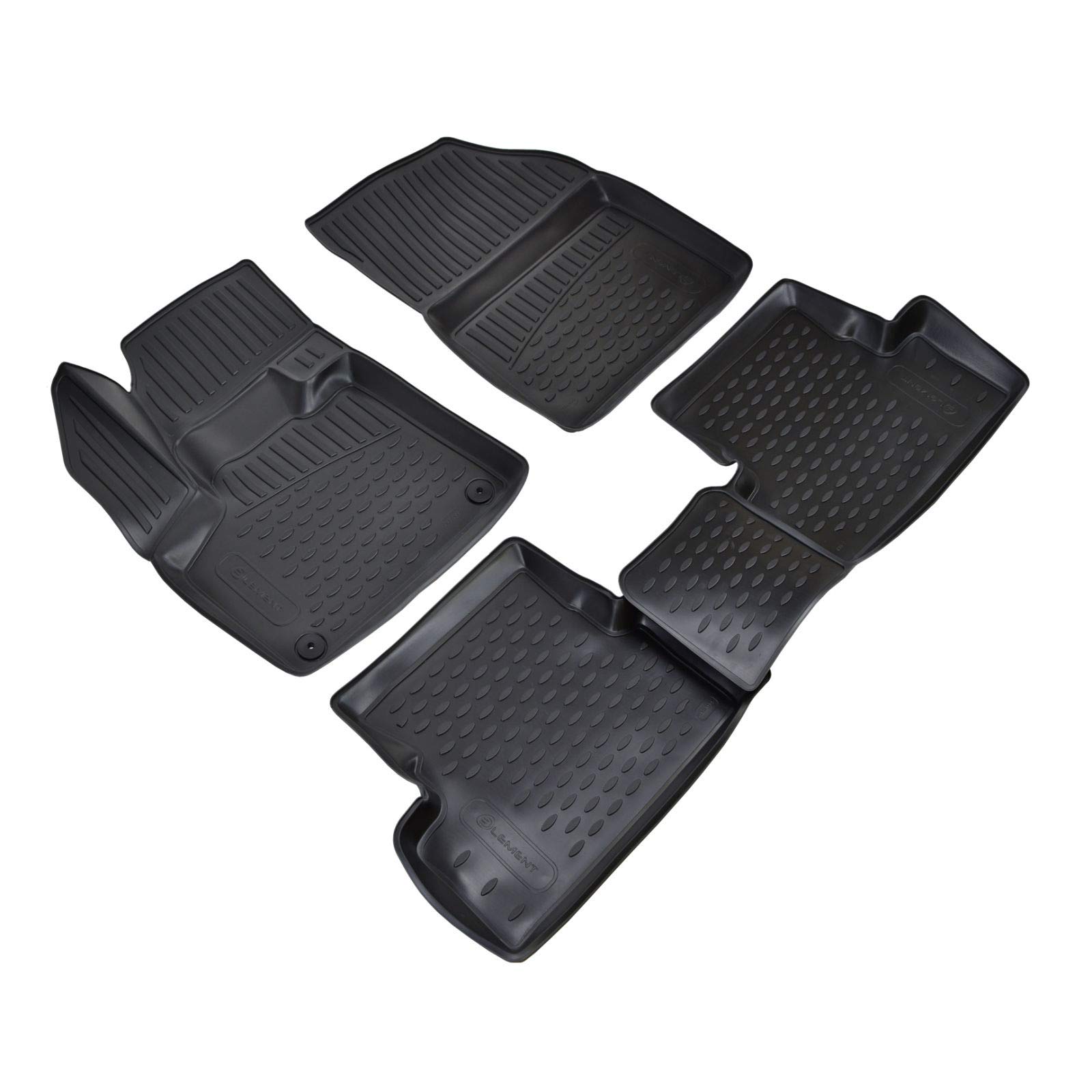 J&J AUTOMOTIVE | NORM 3D Tappeti Tappetini Auto In TPE Gomma Su Misura Per X3 G01 dal 2017, Kit di 4 Pezzi, Inodore, Nero, Antiscivolo