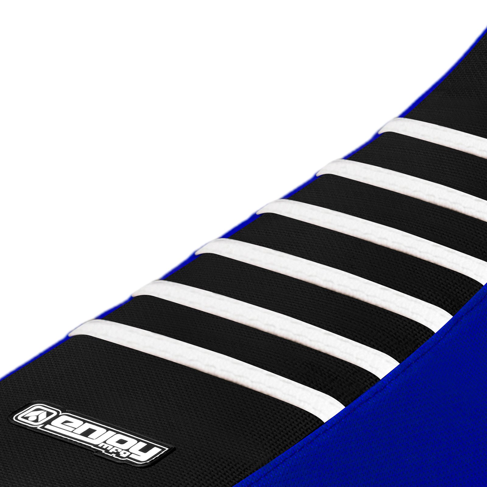 Enjoy Mfg Seat Cover - Compatible With Yamaha 1984-2000 XT 250 XT 350 XT250 XT350 - Color Sides Ribbed #284 (NEON Yellow Sides/Black Top/NEON Yellow Ribs - View #11