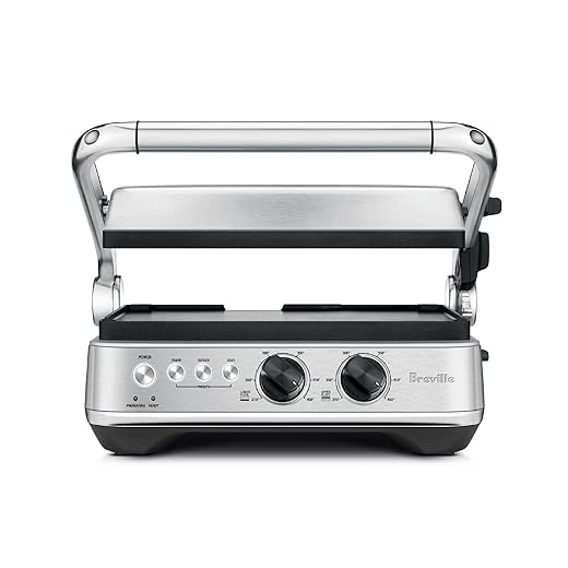Breville BGR700BSS Sear and Press Grill, Brushed Stainless Steel