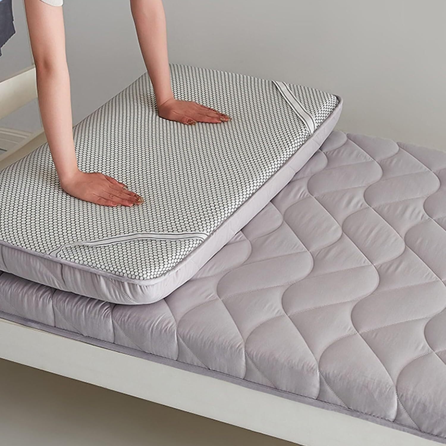 Japanse Futon Vloermatras Opvouwbare Tatami Mat, Full Size Futon Voor Gastenbed, Draagbare En Opvouwbare Camping Matras, Oprolbare Studentenslaapzaal Slaapmatras