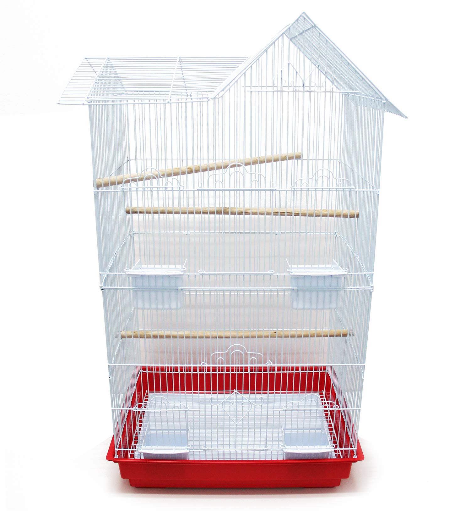 BPS Jaula Grande para Pájaro Pajarera Periquito Canarios con Saltado Perchas para Descanso Comedero Color al Azar (Modelo 3: 47.5 x 36 x 85 cm) BPS-1210
