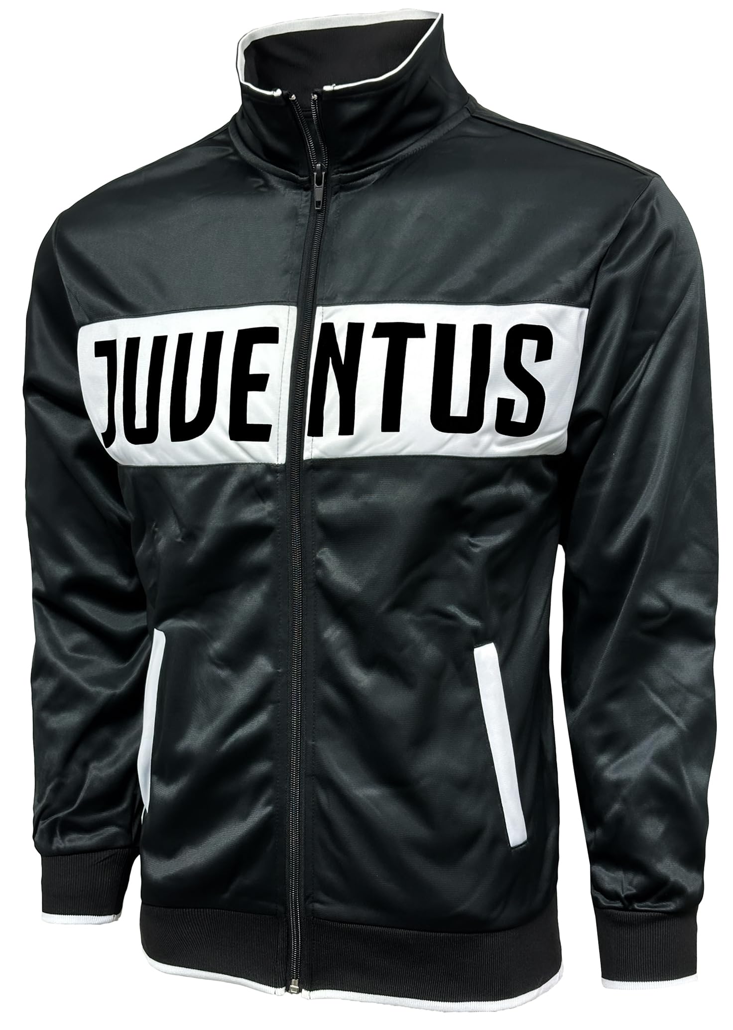 Icon Sports Men's Juventus Track Jacket, Compatible With Juventus Full Zip Jacket Adult Sizes (XX-Large)