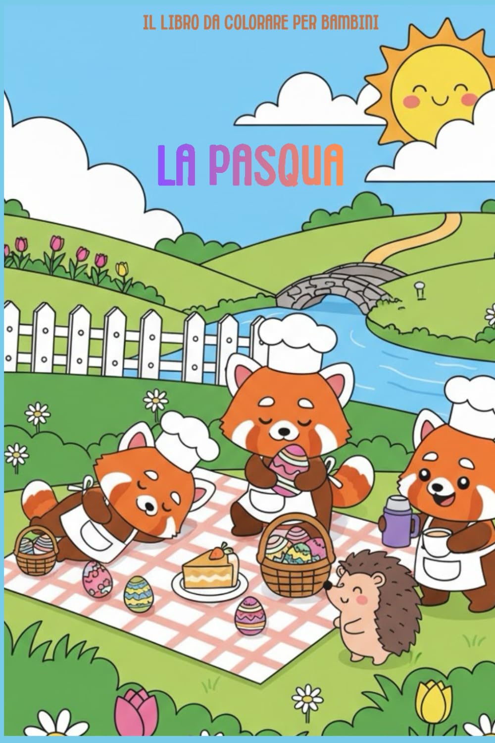 La Pasqua: Il libro da colorare per bambini
