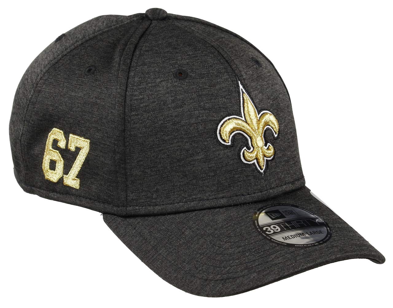 New Era NFL Caps 39Thirty Side Established American Football Sommer schwarz
